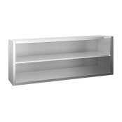 Placard mural inox 1800 x 400 mm / Hauteur 650 mm ouvert PREMIUM / GOLDINOX