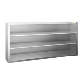 Placard mural inox 2000 x 400 mm / Hauteur 1000 mm ouvert PREMIUM / GOLDINOX