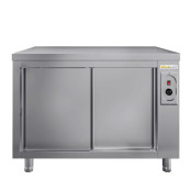 Meuble bas inox chauffant 1000 x 600 mm ECO / GOLDINOX