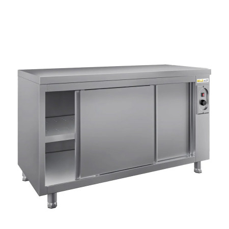 Meuble bas inox chauffant 1500 x 600 mm ECO / GOLDINOX