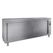 Meuble bas inox chauffant 1800 x 600 mm ECO / GOLDINOX