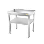 Table inox 600 x 600 mm avec renfort PREMIUM / GOLDINOX