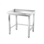 Table inox 500 x 500 mm avec renfort / GOLDINOX | Enlèvement entrepôt