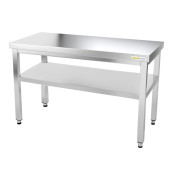 Table inox 1000 x 600 mm avec renfort PREMIUM / GOLDINOX