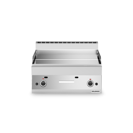 Plaque de cuisson à gaz 700 mm lisse (11,4 kw) à poser PREMIUM / GOLDINOX