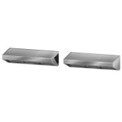 Hotte murale sans moteur 2700 x 900 x 400 mm avec éclairage, filtre et robinet de vidange PREMIUM / GOLDINOX