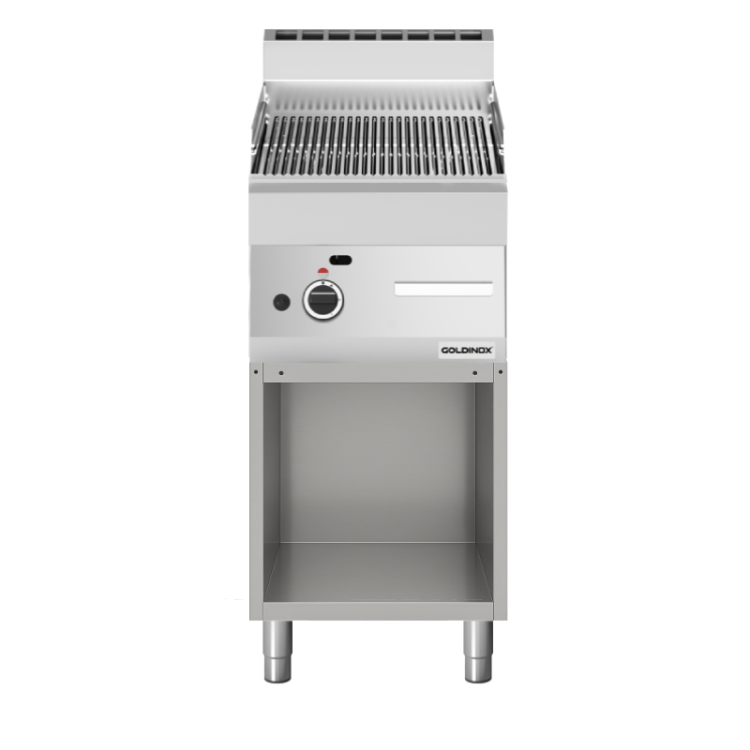 Plaque de cuisson à gaz rainurée (5,7 kw) à poser PREMIUM / GOLDINOX