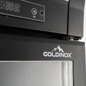 Armoire à boissons 460 Litres sur roulettes Full Black PREMIUM - GOLDINOX