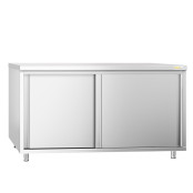 Meuble bas inox 2000 x 800 mm PREMIUM / GOLDINOX