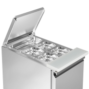 Saladette compacte réfrigérée 1 porte IDEAL / GOLDINOX