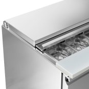 Saladette compacte réfrigérée 1 porte IDEAL / GOLDINOX