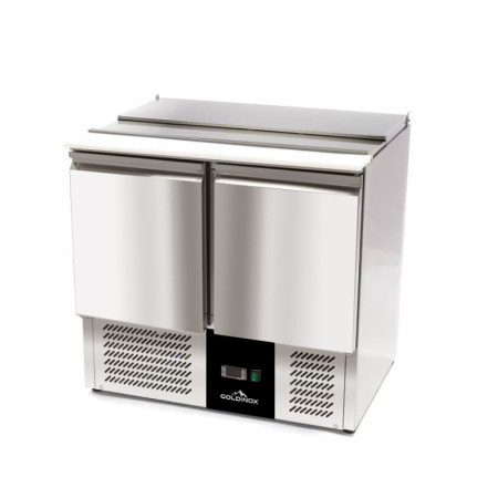 Saladette réfrigérée compacte 2 portes IDEAL / GOLDINOX