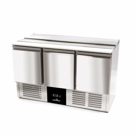 Saladette réfrigérée compacte 3 portes IDEAL / GOLDINOX