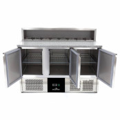 Meuble à pizza compact 3 portes - GOLDINOX