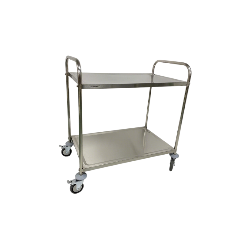 Chariot de service 860 x 530 mm - 2 niveaux PREMIUM / GOLDINOX