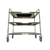 Chariot de service 860 x 530 mm - 3 niveaux PREMIUM / GOLDINOX