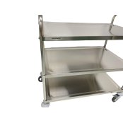 Chariot de service 860 x 530 mm - 3 niveaux PREMIUM / GOLDINOX