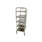 Chariot de service 860 x 530 mm - 5 niveaux PREMIUM / GOLDINOX