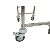 Chariot à échelles inox GN 1/1 - 6 niveaux avec plateau IDEAL / GOLDINOX