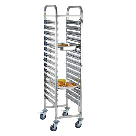 Chariot à échelles inox GN 1/1 - 15 niveaux IDEAL / GOLDINOX