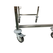 Chariot à échelles inox GN 2/1 - 6 niveaux avec plateau IDEAL / GOLDINOX