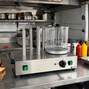 Machine à hot dog professionnelle 4 plots - GOLDINOX