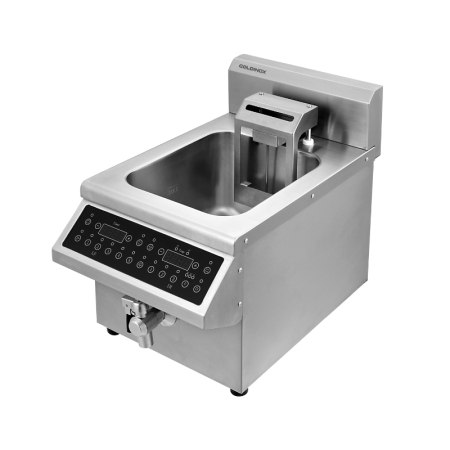 Friteuse à induction avec élévation automatique 8 litres (3,5 kW - 230V) PREMIUM / GOLDINOX