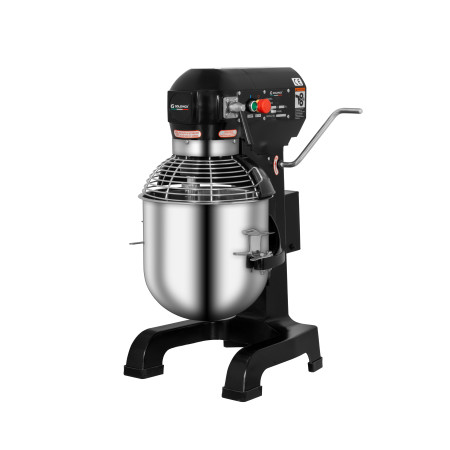 Batteur planétaire noir 10 Litres (3 vitesses) avec 3 accessoires PREMIUM - GOLDINOX