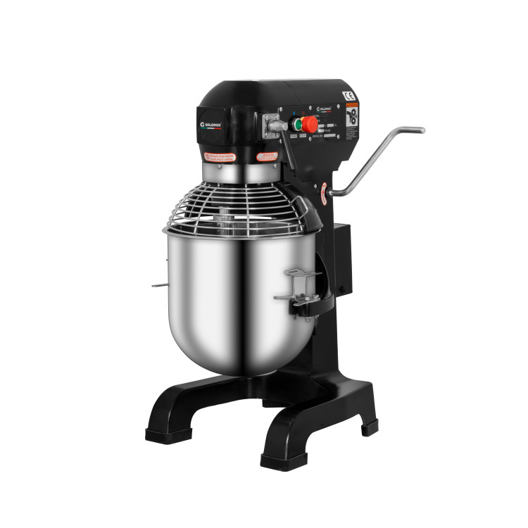 Batteur planétaire blanc 30 Litres (3 vitesses) avec 3 accessoires PREMIUM - GOLDINOX