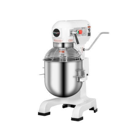 Batteur planétaire blanc 10 Litres (3 vitesses) avec 3 accessoires IDEAL / GOLDINOX