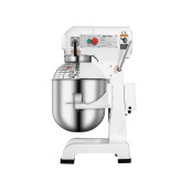 Batteur planétaire blanc 30 Litres (3 vitesses) avec 3 accessoires PREMIUM - GOLDINOX