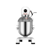 Batteur planétaire blanc 30 Litres (3 vitesses) avec 3 accessoires PREMIUM - GOLDINOX