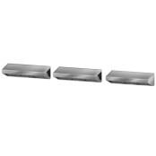 Hotte murale sans moteur 5200x900x450 mm avec éclairage, filtre et robinet de vidange PREMIUM / GOLDINOX