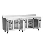 Table réfrigérée adossée Tropicalisée 4 portes PREMIUM - GOLDINOX