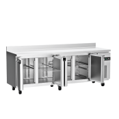 Table réfrigérée adossée Tropicalisée 4 portes PREMIUM - GOLDINOX