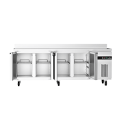 Table réfrigérée adossée Tropicalisée 4 portes PREMIUM - GOLDINOX