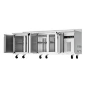 Table réfrigérée adossée Tropicalisée 4 portes IDEAL - GOLDINOX Table réfrigérée adossée Tropicalisée 4 portes IDEAL - GOLDINOX