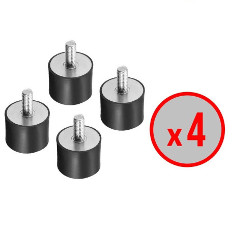 Plot anti-vibratile M8 (lot de 4) / GOLDINOX