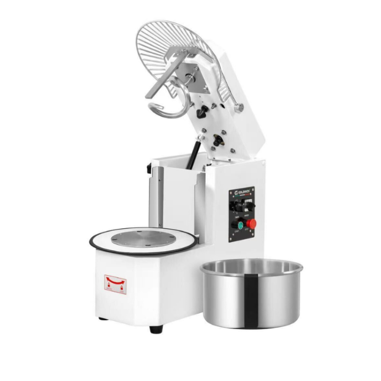 Pétrin à pâte 20 Litres sur pieds 2 vitesses avec tête relevable et cuve extractible PREMIUM - GOLDINOX