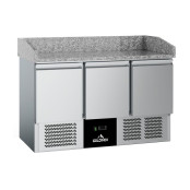 Meuble à pizza réfrigéré 3 portes compact IDEAL - GOLDINOX