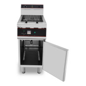 Friteuse électrique professionnelle sur coffre 21 Litres (10 kW) IDEAL - GOLDINOX