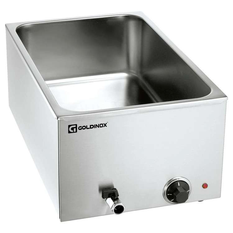 Bain marie professionnel avec robinet de vidange GN 1/1 IDEAL - GOLDINOX