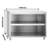 Meuble bas inox 1200 x 700 mm PREMIUM / GOLDINOX
