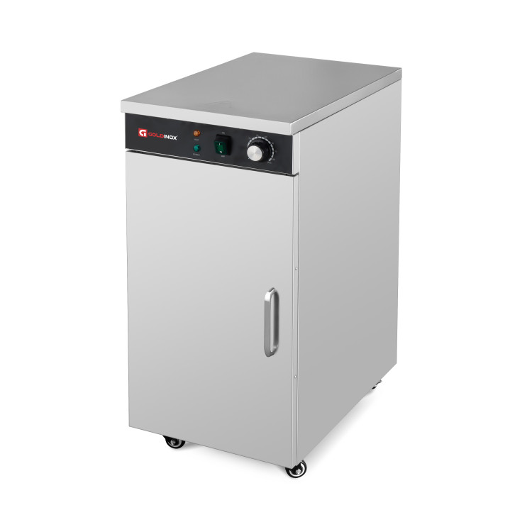 Chauffe-assiettes sur roulettes (60 assiettes) PREMIUM - GOLDINOX