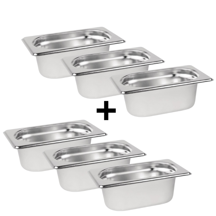 Bac Gastro GN 1/9 (profondeur 100 mm) / GOLDINOX