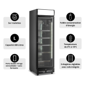 Armoire à boissons 380 Litres PREMIUM - GOLDINOX