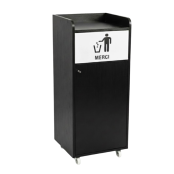 Poubelle snack en bois 100L