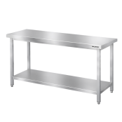 Table de travail en inox Bar 1600x600 mm avec 1 étagère inférieure PREMIUM - GOLDINOX