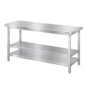 Table de travail en inox Bar 1400x600 mm avec 3 étagères inférieures PREMIUM - GOLDINOX
