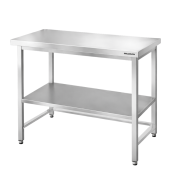 Table de travail en inox Bar 1000x600 mm avec renfort PREMIUM - GOLDINOX